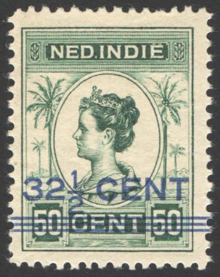 Ned-Indie NVPH nr 145a postfris Nooduitgifte 1921-22, Postzegels en Munten, Postzegels | Nederlands-Indië en Nieuw-Guinea, Postfris