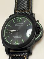 Panerai Luminor Marina “Fibratech” PAM01119 44mm, Ophalen of Verzenden, Zo goed als nieuw, Leer, Overige merken