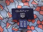 Gant damesblouse tuniek trompetmouw maat 44 blauw met oranje, Nieuw, Blauw, GANT, Maat 42/44 (L)