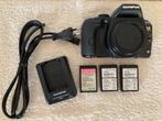 Defecte Olympus E-620 met lader en accu`s, Audio, Tv en Foto, Fotocamera's Digitaal, Ophalen of Verzenden, Olympus, Niet werkend