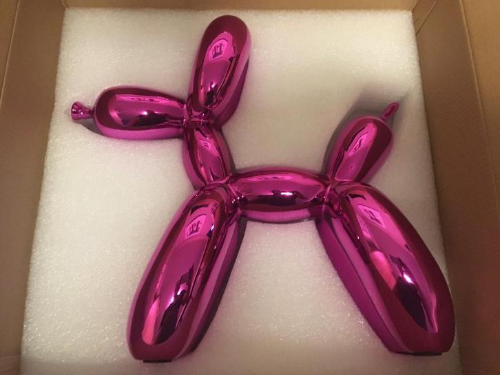 Jeff Koons (after) Balloon Dog Editions studio pink, Antiek en Kunst, Kunst | Designobjecten, Ophalen of Verzenden