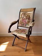 Klapstoel gobelin, Antiek en Kunst, Antiek | Meubels | Stoelen en Banken, Ophalen of Verzenden
