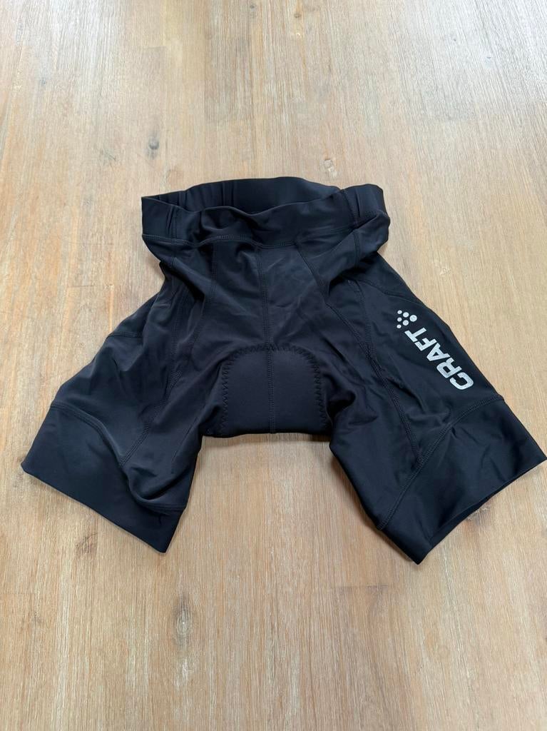 Craft zwarte wielerbroek maat S, Fietsen en Brommers, S, Gebruikt, Kinderen, Ophalen of Verzenden