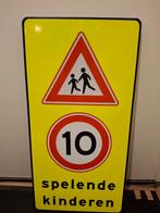 Spelende kinderen verkeersbord, Ophalen of Verzenden, Zo goed als nieuw, Gebruiksvoorwerp