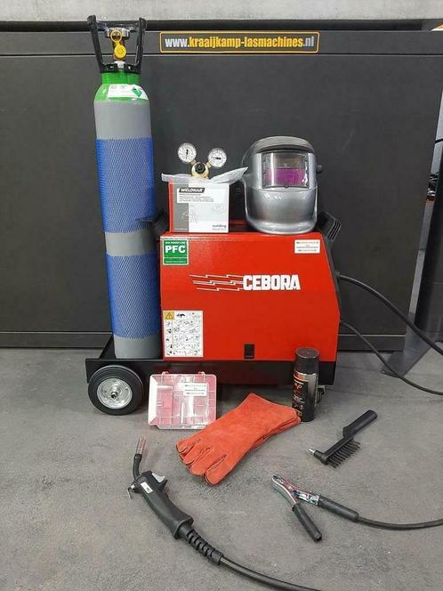 Compleet pakket!! cebora mig evo 160/m combi, Doe-het-zelf en Verbouw, Gereedschap | Lasapparaten, Nieuw, Ophalen of Verzenden