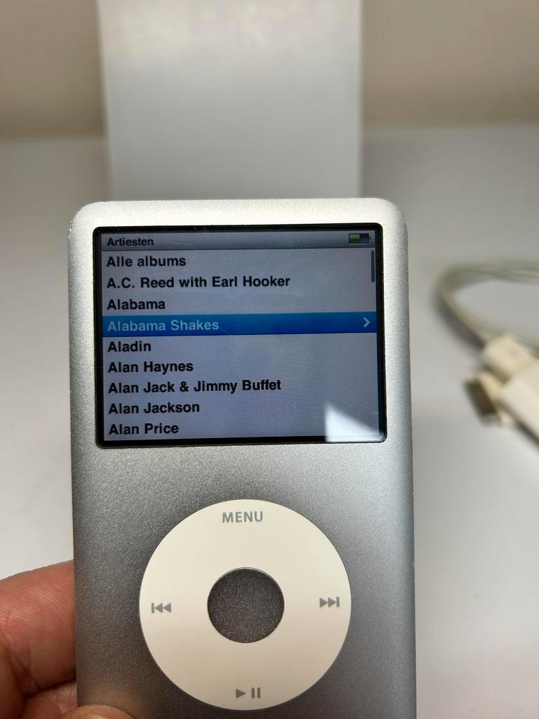 ≥ Zilveren iPod Classic 80GB - Gebruikt - A1238 — Mp3-spelers
