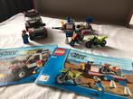 Lego 4433 Auto + Aanhanger & 2 Motoren, Ophalen of Verzenden, Zo goed als nieuw, Complete set, Lego