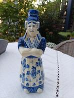Delfts blauw beeldje/likeurfles, Verzamelen, Ophalen of Verzenden, Mens