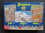 JAN VAN HAASTEREN COMBI : 3 puzzels 500 + 750 + 1000 stukjes, Ophalen of Verzenden, 500 t/m 1500 stukjes, Zo goed als nieuw, Legpuzzel