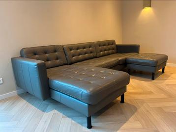 Landskrona leren bank - afbeelding 4