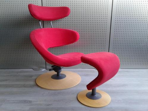 Stokke (Variér) Peel (Rood), Prachtig!, Huis en Inrichting, Fauteuils, Zo goed als nieuw, Hout, Metaal, Stof, Overige materialen