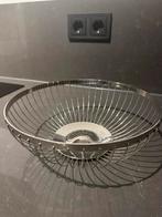 Fruit Schaal roestvrijstaal RVS, Ophalen of Verzenden, Zo goed als nieuw, Rond, Overige materialen