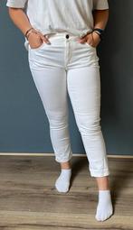 Witte jeans met bies, Ophalen of Verzenden, Zo goed als nieuw, Wit, W30 - W32 (confectie 38/40)
