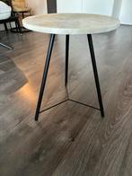 Bijzettafel marmer 2 stuks, Huis en Inrichting, Tafels | Bijzettafels, Ophalen, Overige materialen, Minder dan 55 cm, Rond