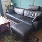 Rolf Benz bank met hocker, Huis en Inrichting, Banken | Sofa's en Chaises Longues, Ophalen, Gebruikt, Driepersoons, 75 tot 100 cm