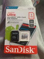 SanDisk Ultra 1TB MicroSDXC met Adapter - Nieuw!, Ophalen, 1 TB of meer, Nieuw, Smartphone