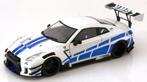 Nissan GT-R R35 2024 "LBWK Body Kit Type 2.0" Wit Metallic /, Hobby en Vrije tijd, Modelauto's | 1:18, Ophalen of Verzenden, Nieuw