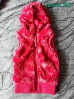 Super zachte fluffy bodywarmer meisje fuchsia roze maat 110, Kinderen en Baby's, Kinderkleding | Maat 110, Meisje, Ophalen of Verzenden