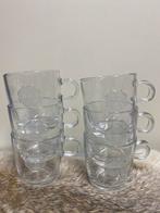 Douwe Egberts Glazen Kopjes (6 stuks), Ophalen, Glas of Glazen, Gebruikt, Glas