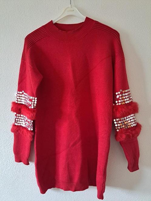 rode paris et moi trui maat m, Kleding | Dames, Truien en Vesten, Zo goed als nieuw, Maat 38/40 (M), Rood, Ophalen of Verzenden