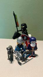 Playmobil ridder middeleeuwen viking poppetjes paard en hond, Ophalen of Verzenden, Zo goed als nieuw