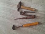 Set antiek gereedschap, Ophalen of Verzenden