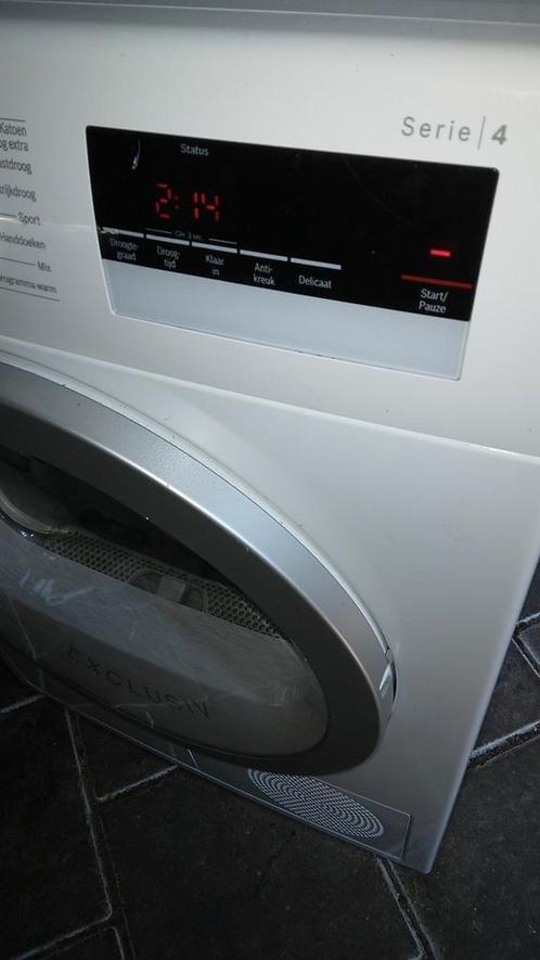 Warmtepomp condens luxe Bosch serie 4 A++, Witgoed en Apparatuur, Wasdrogers, Zo goed als nieuw, Overige typen, Voorlader, 6 tot 8 kg
