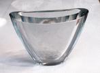 Strombergshyttan Swedish ArtGlass geëtste vaasje gesigneerd., Ophalen of Verzenden