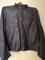Hugo Boss Leren Jas - Donker Bruin , Maat L, Ophalen, Gedragen, Overige maten, Zwart