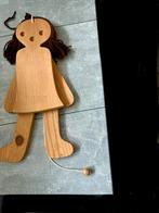 GROTE HOUTEN TREKPOP MET D.BRUIN LANG ‘’HAAR’’, Verzenden, Gebruikt, Overige typen