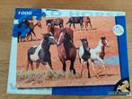 Puzzel met Paarden.( Wild Horse) 1000 stukjes., Hobby en Vrije tijd, Denksport en Puzzels, Ophalen of Verzenden, 500 t/m 1500 stukjes