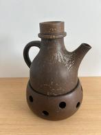 Theepot met warmhouder Cor Unum, Antiek en Kunst, Ophalen