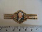 Oude sigarenband Attaché flor fina met portret., Ophalen of Verzenden, Zo goed als nieuw, Sigarenbandjes