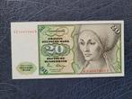 20 mark 1980 RFN Unc, Postzegels en Munten, Bankbiljetten | Europa | Niet-Eurobiljetten, Ophalen of Verzenden, Duitsland