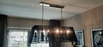 Eetkamer hanglamp met zwarte kap, Huis en Inrichting, Klassiek, Ophalen of Verzenden, Zo goed als nieuw, Stof