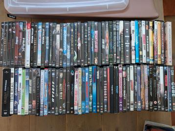 Zolder opruiming – Ruime DVD collectie. € 0,25 per DVD beschikbaar voor biedingen