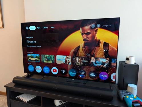SONY Bravia XR-55A90J, Audio, Tv en Foto, Televisies, Zo goed als nieuw, OLED, 100 cm of meer, 4k (UHD), Sony, 120 Hz, Smart TV