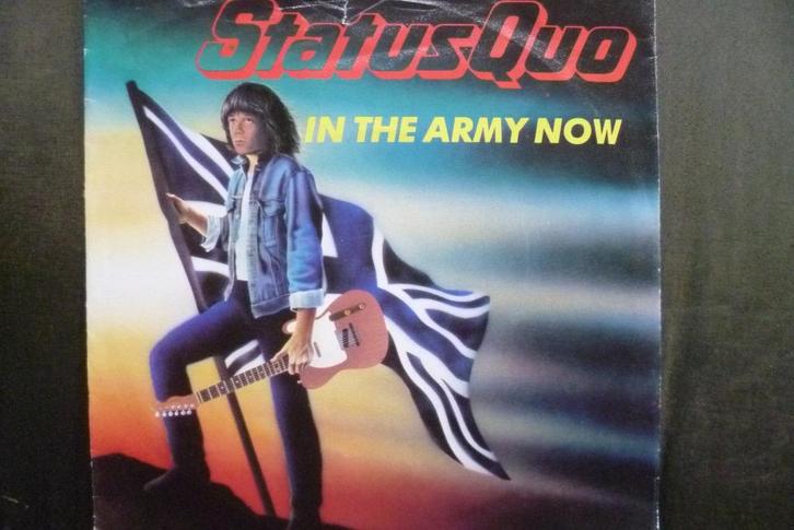 status quo - in the army now, Cd's en Dvd's, Vinyl Singles, Zo goed als nieuw, Single, Overige genres, 7 inch, Ophalen of Verzenden