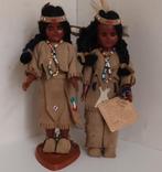 Stel Native American Carlson Doll Indianen poppen, Verzenden, Zo goed als nieuw, Pop