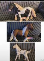 2 schleich paarden en 1 veulen Tinker hengst en merrie bruin, Ophalen of Verzenden, Zo goed als nieuw, Paard, Beeldje of Figuurtje