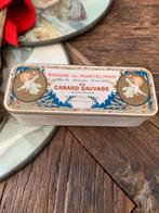 Vintage Franse Brocante Doos nougat, Ophalen of Verzenden