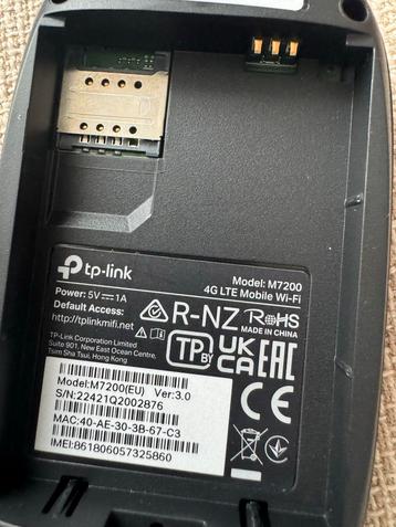TP-link M7200 Mifi-router beschikbaar voor biedingen