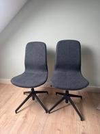 2 ikea långfjäll bureau vergader stoelen, Huis en Inrichting, Ophalen, Zo goed als nieuw, Grijs