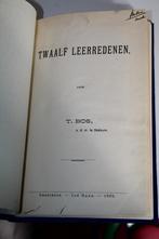 Twaalf leerredenen, door T. Bos, v.d.m. te Dokkum (1905), Ophalen of Verzenden, Gelezen, Christendom | Protestants