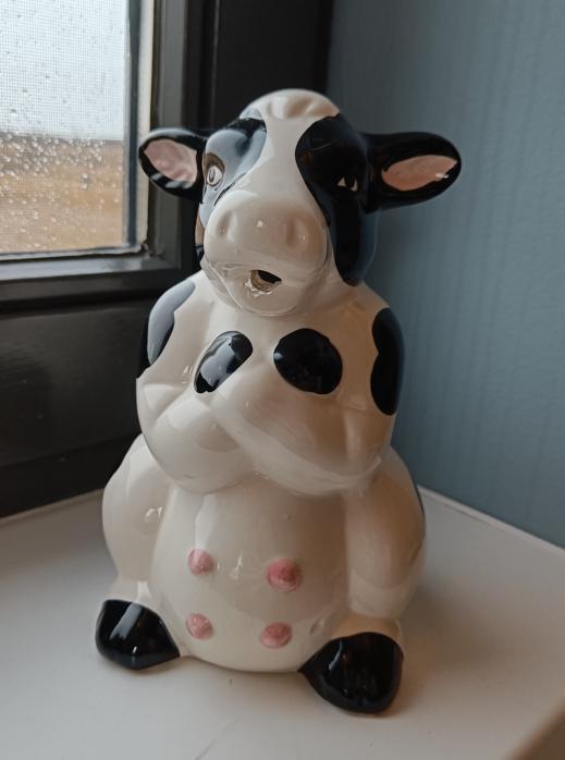 Karaf in de vorm van koe popart idee, Huis en Inrichting, Keuken | Servies, Zo goed als nieuw, Overige typen, Overige stijlen