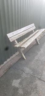 Houten Tuinbank / Gemeentebank - Hardhout, Tuin en Terras, Ophalen, Gebruikt, Hout
