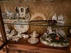 Antieke Jugendstil Servieskast met Glas, Antiek en Kunst, Antiek | Meubels | Kasten, Ophalen of Verzenden