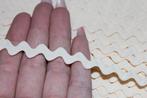 Galon / zigzag band 6mm - creme wit #1416, Ophalen of Verzenden, Nieuw, Lint, Band of Elastiek