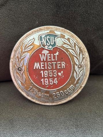 NSU Weltmeister 1953/54 Tankdop beschikbaar voor biedingen