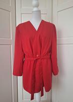 Edgar Vos vintage rood colbert blazer jasje, maat 46 XL, Kleding | Dames, Jasjes, Kostuums en Pakken, Maat 46/48 (XL) of groter